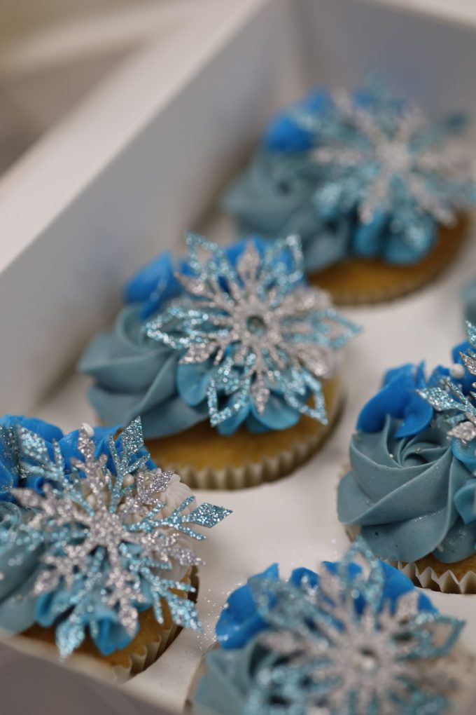 Frozen Themed Cupcakes