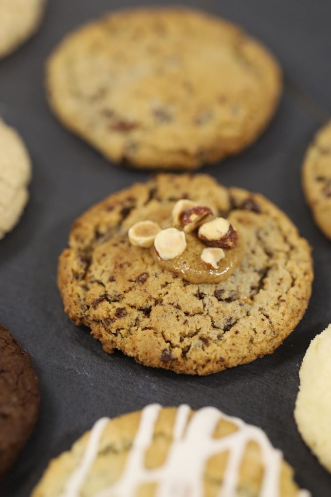 Hazelnut Butter Swirl Cookies