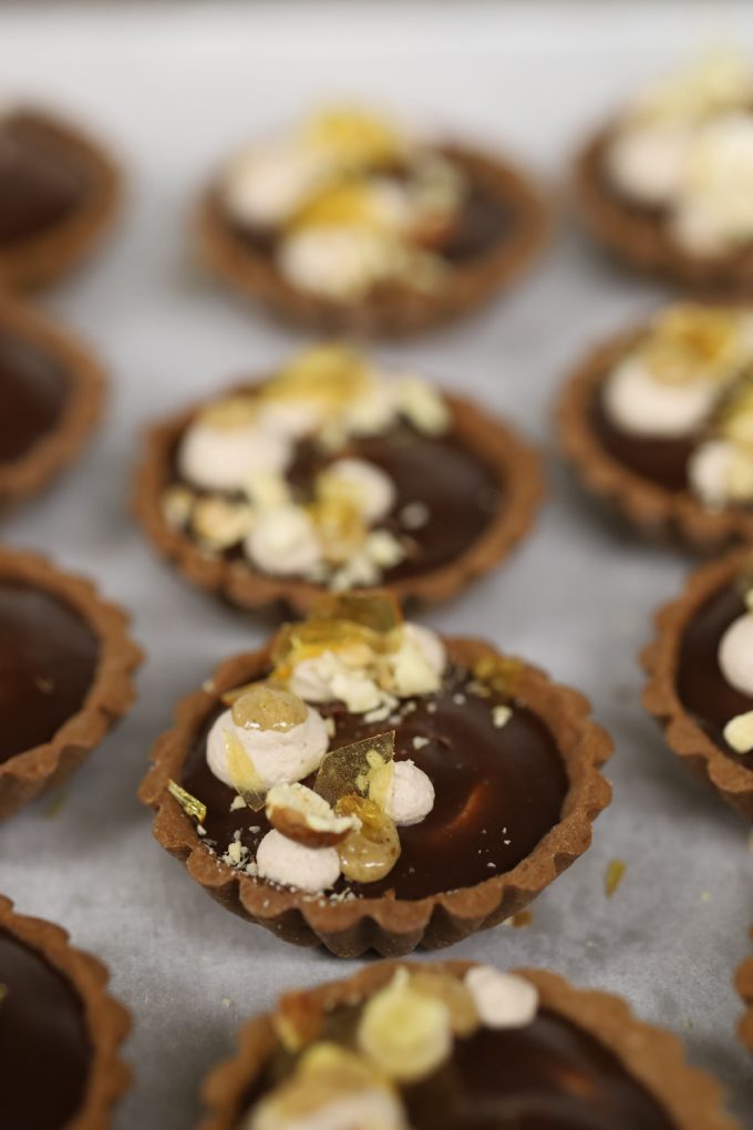 Hazelnut Chocolate Tart 3 inch