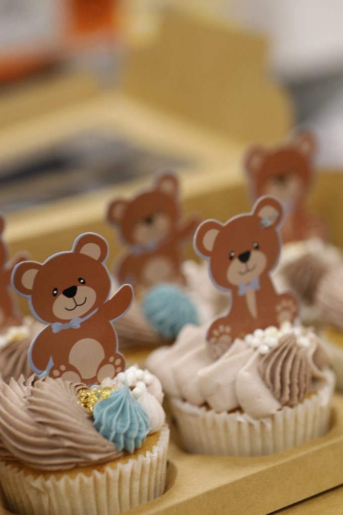 Teddy Bear Themed Cupcakes